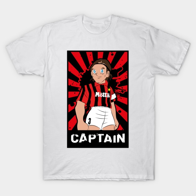 Soccer Captain Maldini Vintage Football T-Shirt by TEEWEB